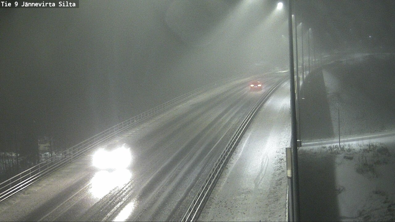 Weather Camera Image Road 9 Kuopio, Jännevirran silta, Kuopio, Pohjois-Savo