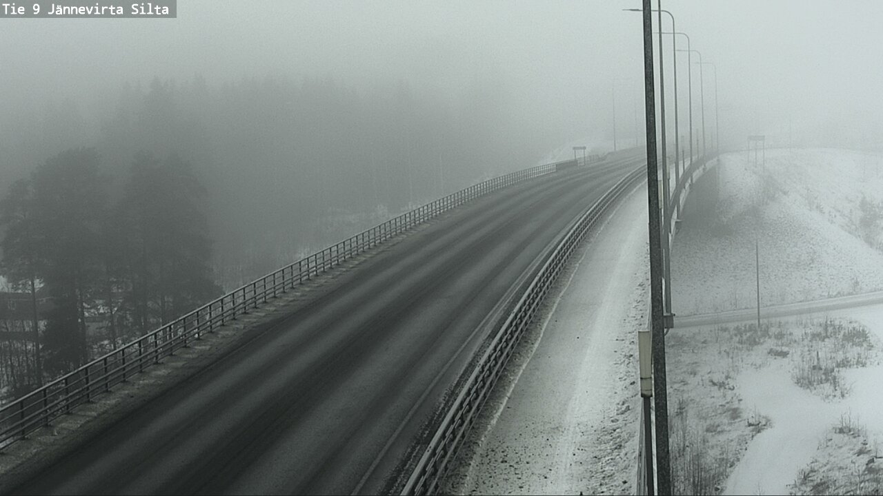 Weather Camera Image Road 9 Kuopio, Jännevirran silta, Kuopio, Pohjois-Savo