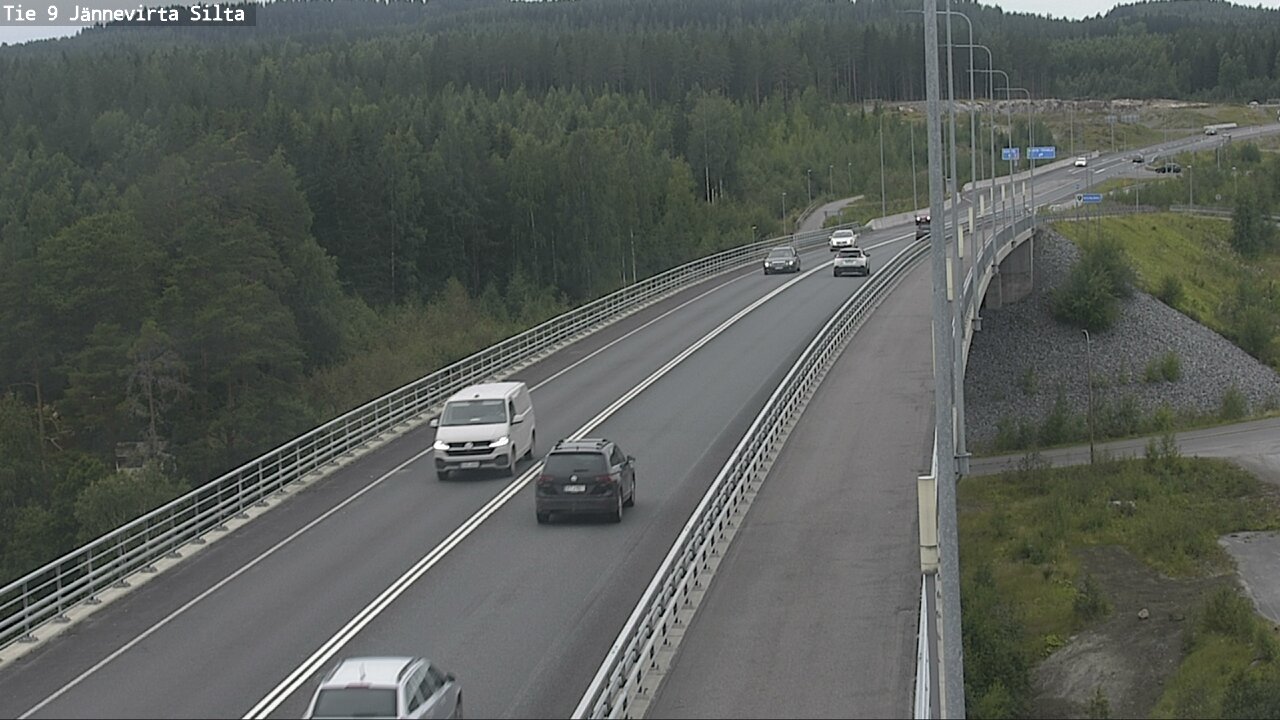 Weather Camera Image Road 9 Kuopio, Jännevirran silta, Kuopio, Pohjois-Savo
