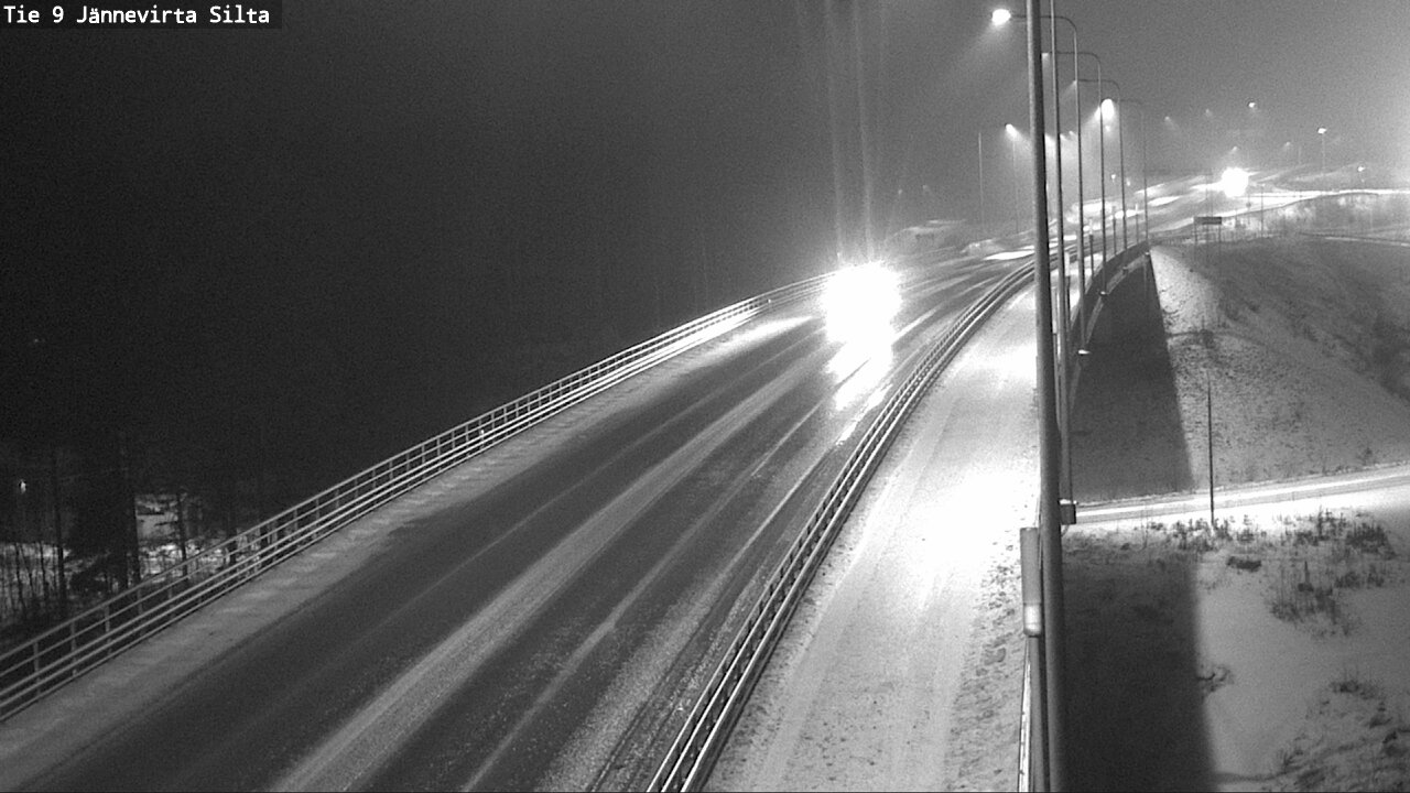 Weather Camera Image Road 9 Kuopio, Jännevirran silta, Kuopio, Pohjois-Savo