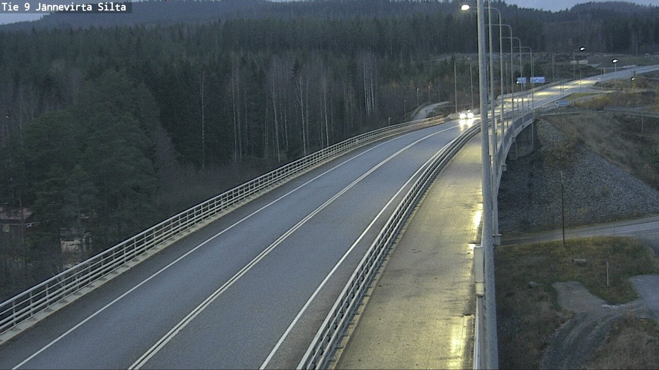 Weather Camera Image Väg 9 Kuopio, Jännevirran silta, Kuopio, Pohjois-Savo