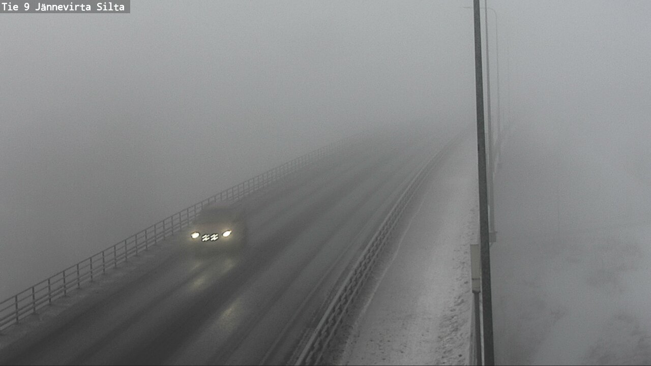 Weather Camera Image Road 9 Kuopio, Jännevirran silta, Kuopio, Pohjois-Savo
