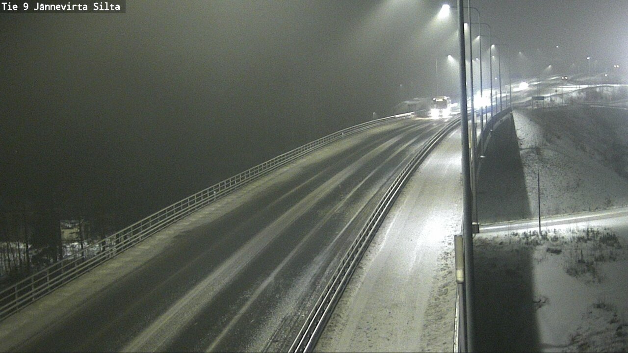 Weather Camera Image Road 9 Kuopio, Jännevirran silta, Kuopio, Pohjois-Savo