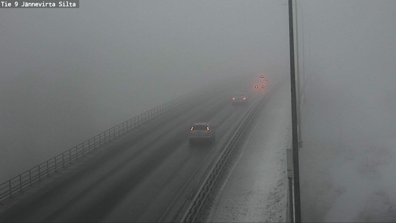 Weather Camera Image Road 9 Kuopio, Jännevirran silta, Kuopio, Pohjois-Savo