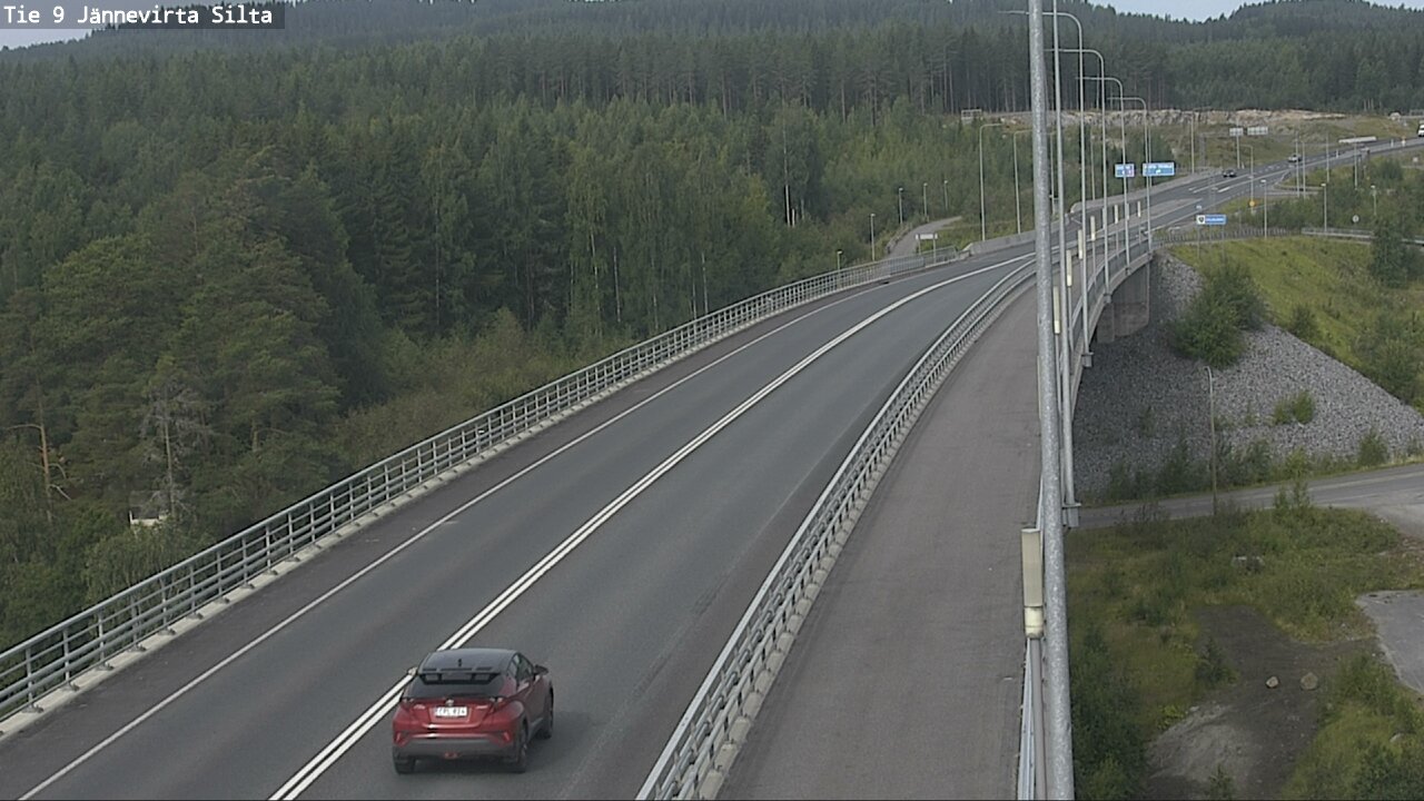 Weather Camera Image Road 9 Kuopio, Jännevirran silta, Kuopio, Pohjois-Savo