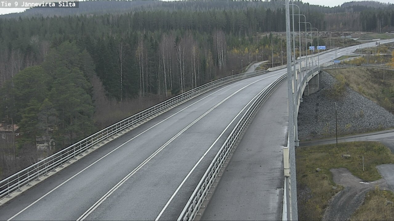 Weather Camera Image Väg 9 Kuopio, Jännevirran silta, Kuopio, Pohjois-Savo