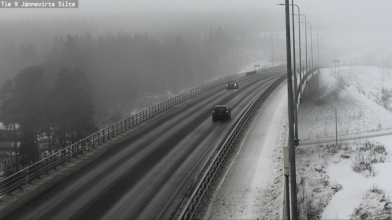 Weather Camera Image Road 9 Kuopio, Jännevirran silta, Kuopio, Pohjois-Savo