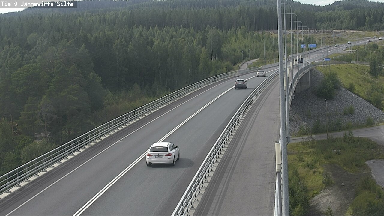 Weather Camera Image Road 9 Kuopio, Jännevirran silta, Kuopio, Pohjois-Savo