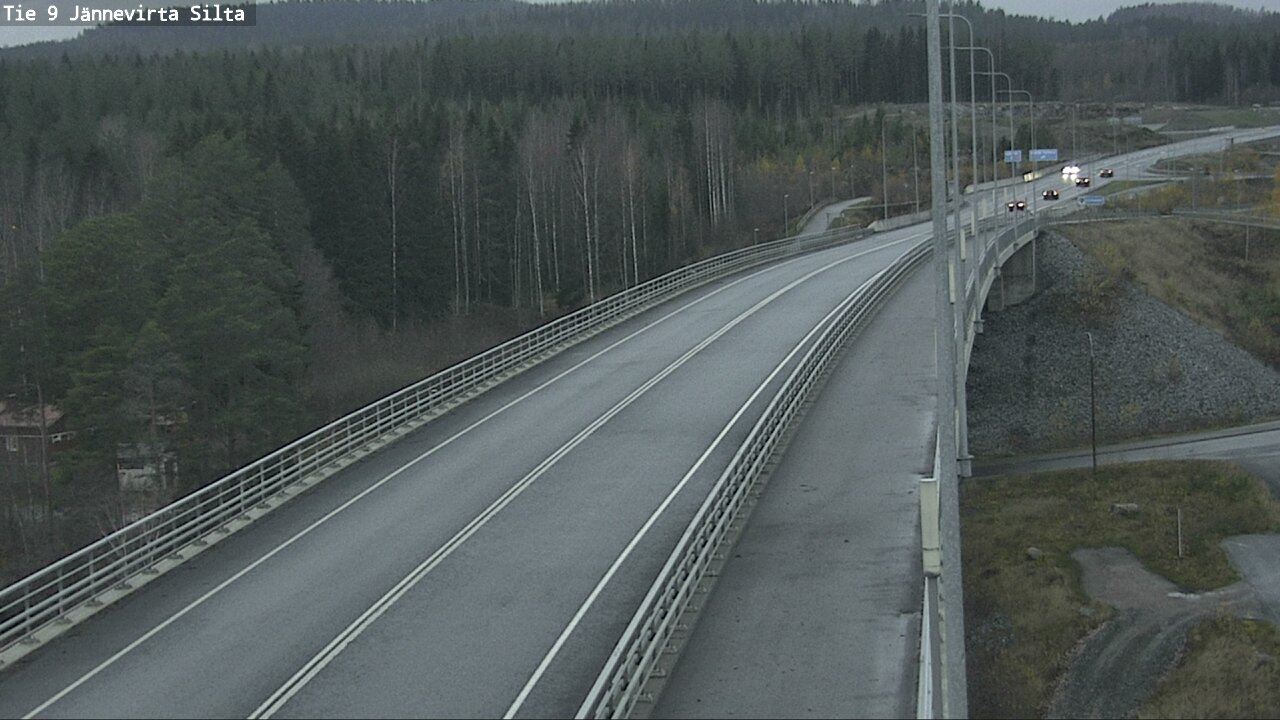 Weather Camera Image Väg 9 Kuopio, Jännevirran silta, Kuopio, Pohjois-Savo