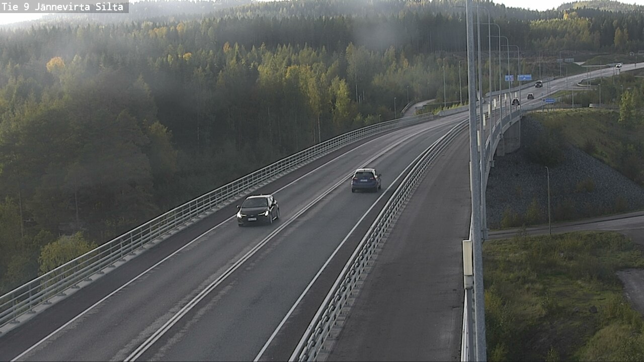 Weather Camera Image Road 9 Kuopio, Jännevirran silta, Kuopio, Pohjois-Savo