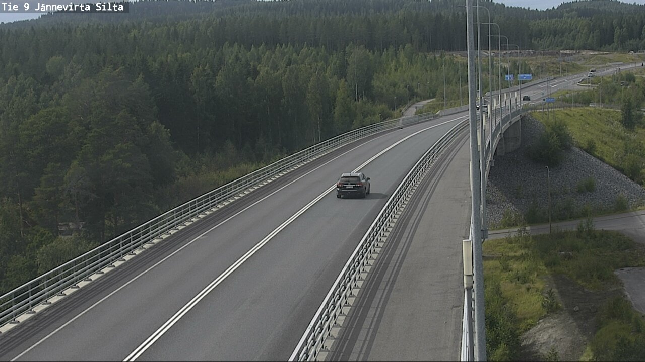 Weather Camera Image Road 9 Kuopio, Jännevirran silta, Kuopio, Pohjois-Savo