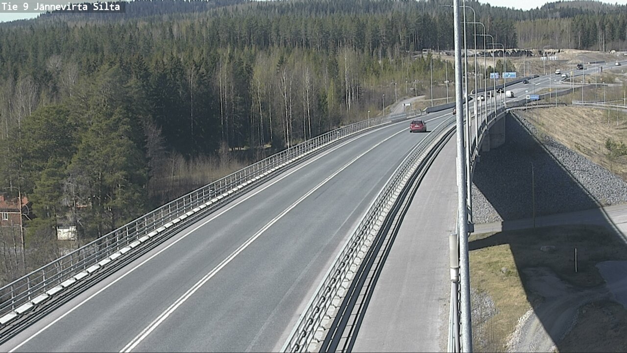 Weather Camera Image Road 9 Kuopio, Jännevirran silta, Kuopio, Pohjois-Savo