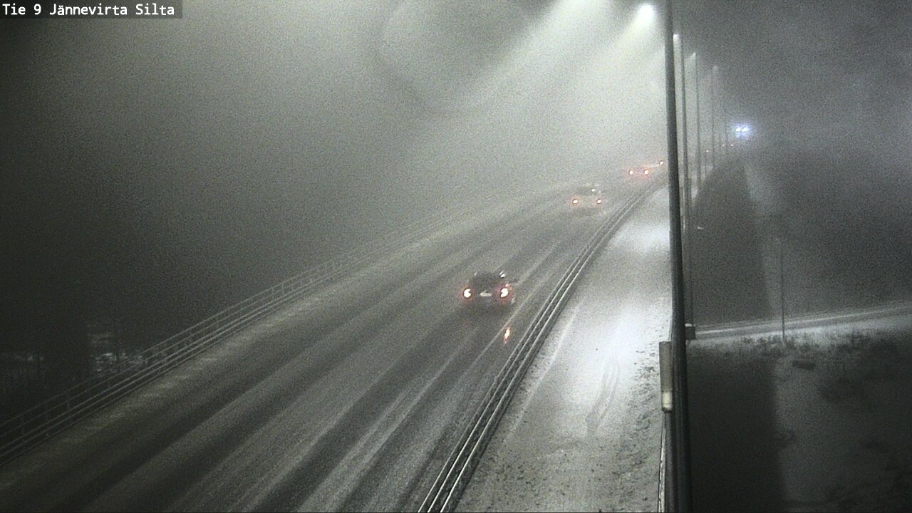 Weather Camera Image Road 9 Kuopio, Jännevirran silta, Kuopio, Pohjois-Savo