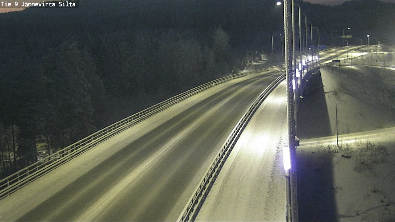 Weather Camera Image Väg 9 Kuopio, Jännevirran silta, Kuopio, Pohjois-Savo