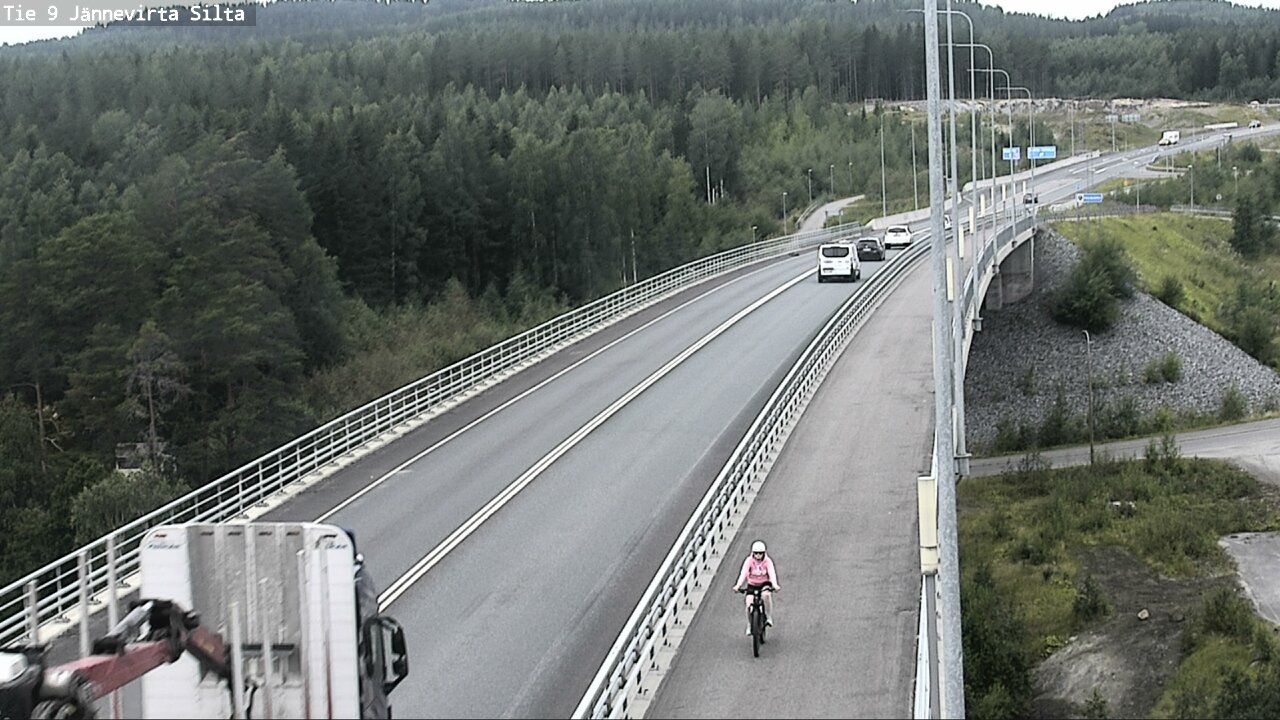 Weather Camera Image Road 9 Kuopio, Jännevirran silta, Kuopio, Pohjois-Savo