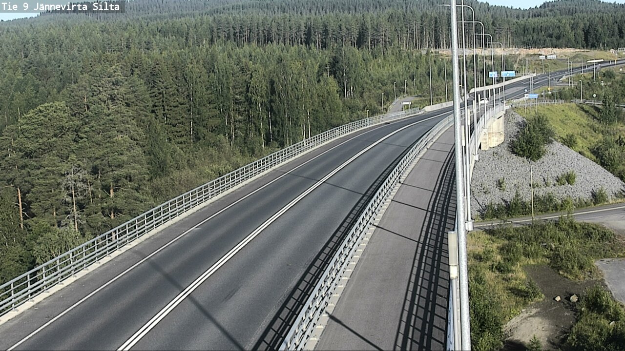 Weather Camera Image Road 9 Kuopio, Jännevirran silta, Kuopio, Pohjois-Savo