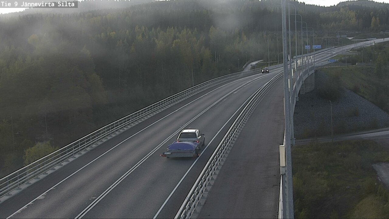 Weather Camera Image Road 9 Kuopio, Jännevirran silta, Kuopio, Pohjois-Savo