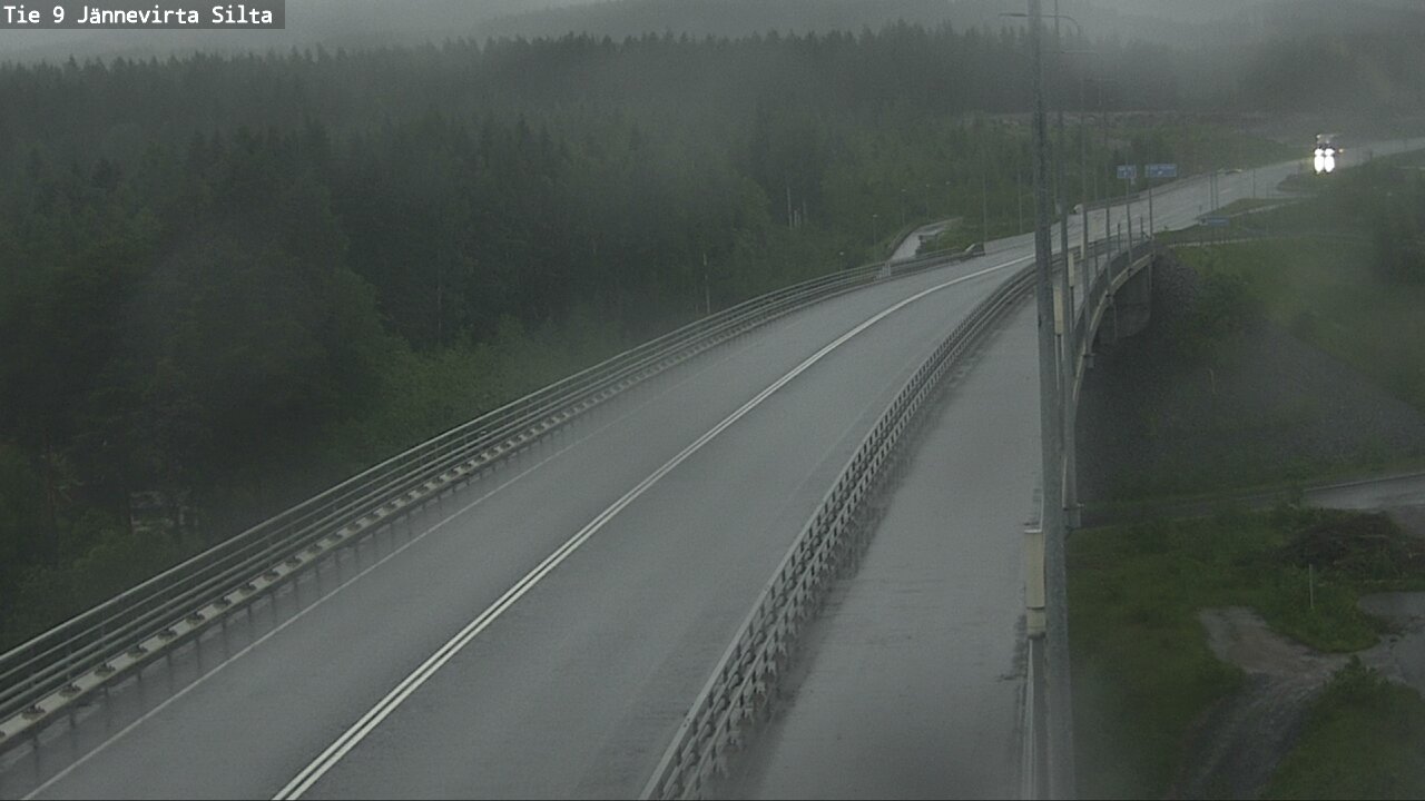 Weather Camera Image Road 9 Kuopio, Jännevirran silta, Kuopio, Pohjois-Savo