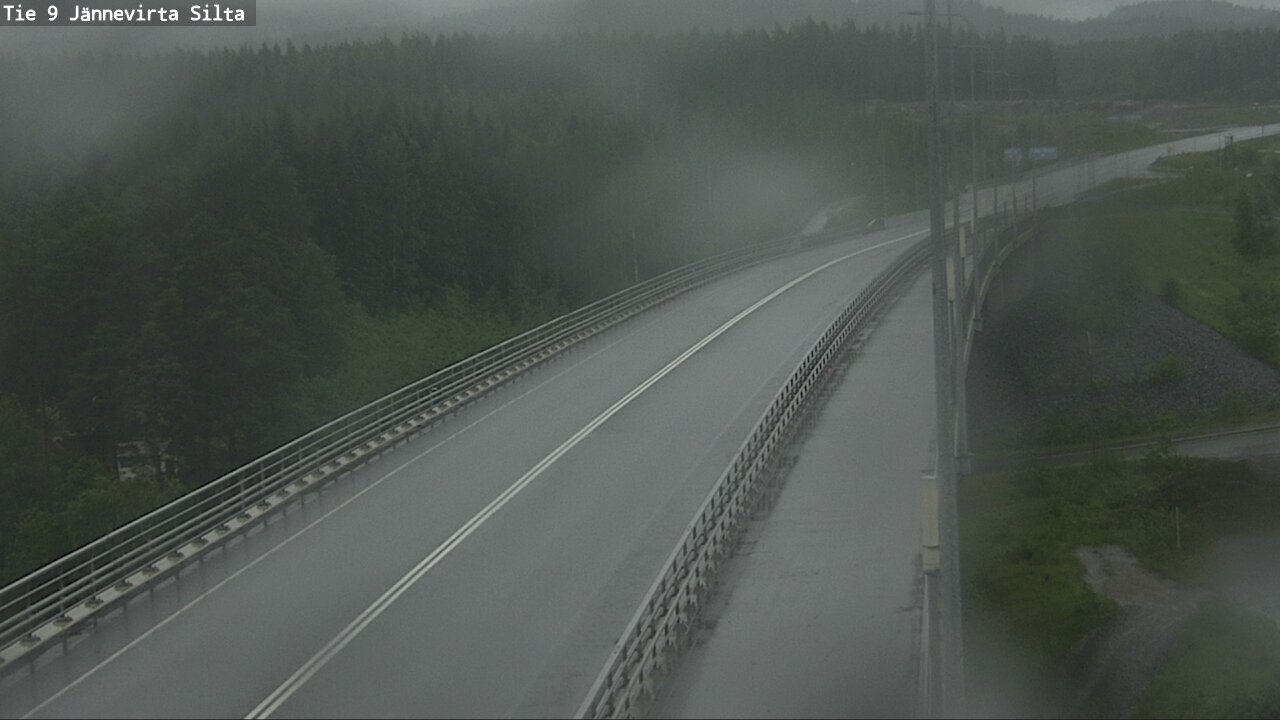 Weather Camera Image Road 9 Kuopio, Jännevirran silta, Kuopio, Pohjois-Savo