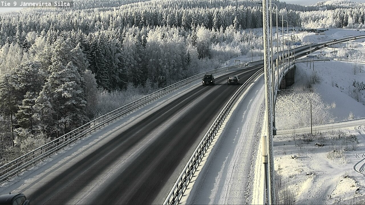 Weather Camera Image Väg 9 Kuopio, Jännevirran silta, Kuopio, Pohjois-Savo