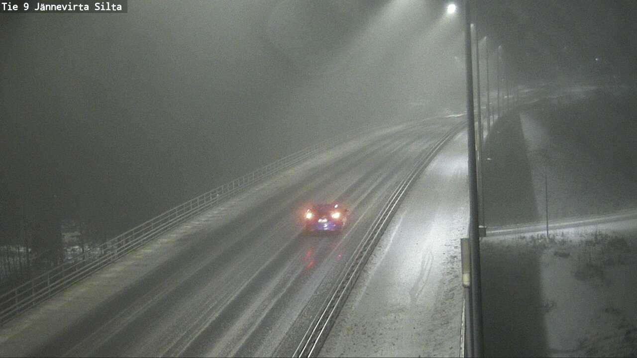 Weather Camera Image Road 9 Kuopio, Jännevirran silta, Kuopio, Pohjois-Savo