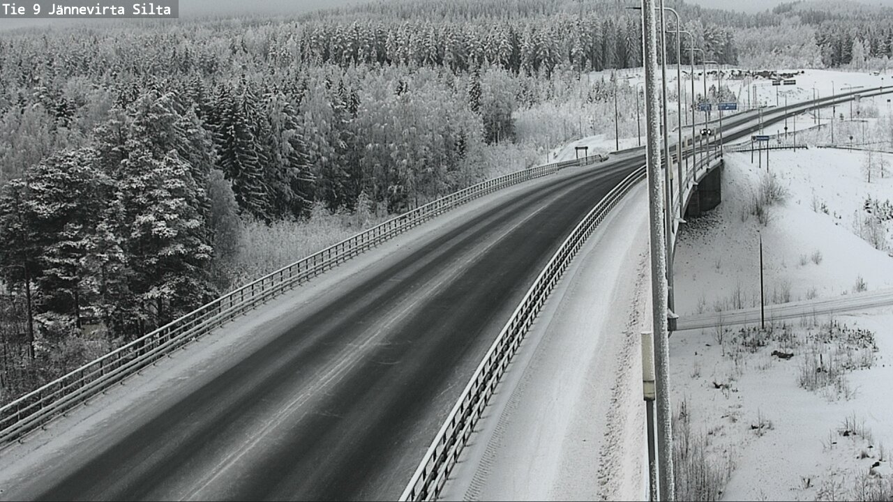 Weather Camera Image Väg 9 Kuopio, Jännevirran silta, Kuopio, Pohjois-Savo