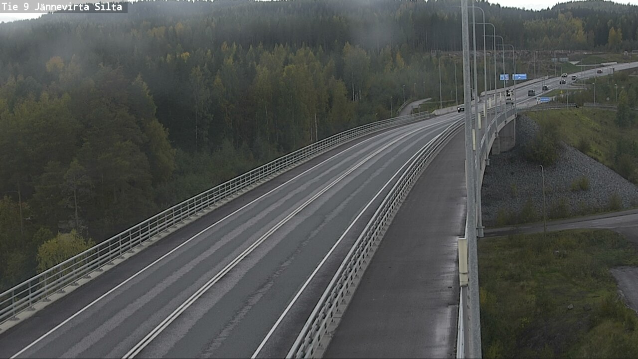 Weather Camera Image Road 9 Kuopio, Jännevirran silta, Kuopio, Pohjois-Savo