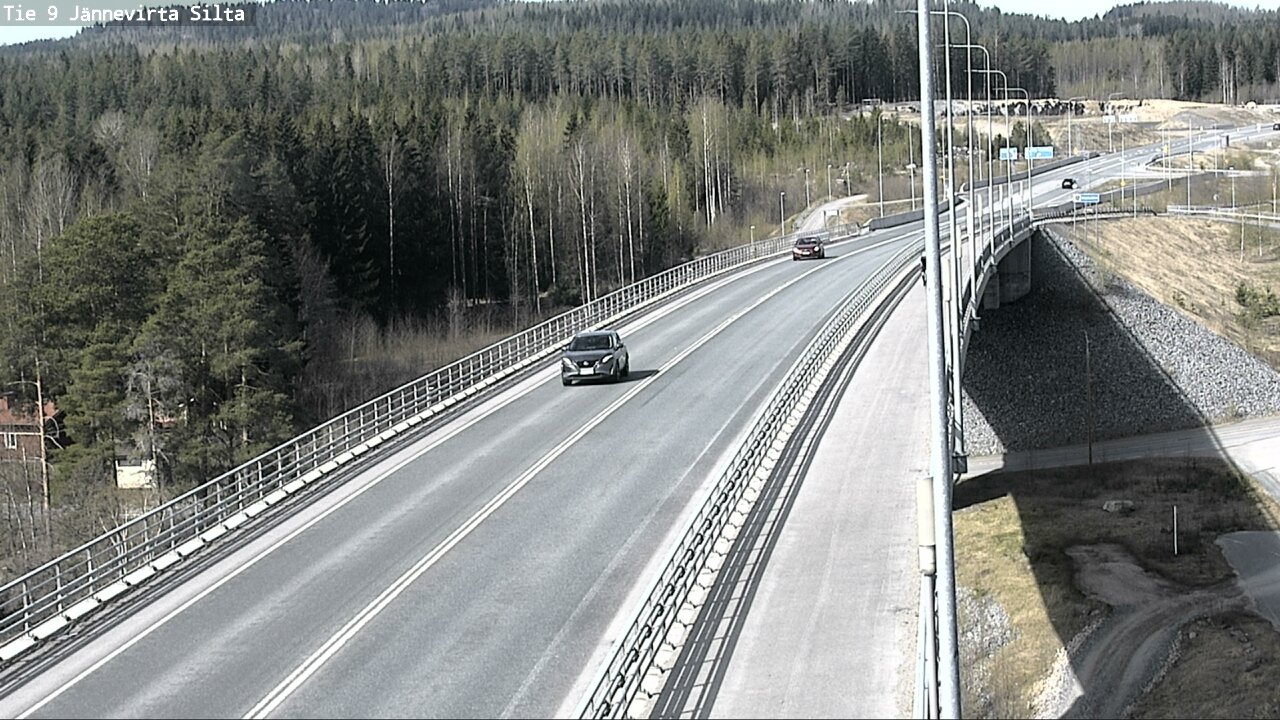 Weather Camera Image Road 9 Kuopio, Jännevirran silta, Kuopio, Pohjois-Savo