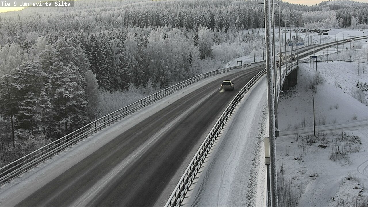 Weather Camera Image Väg 9 Kuopio, Jännevirran silta, Kuopio, Pohjois-Savo
