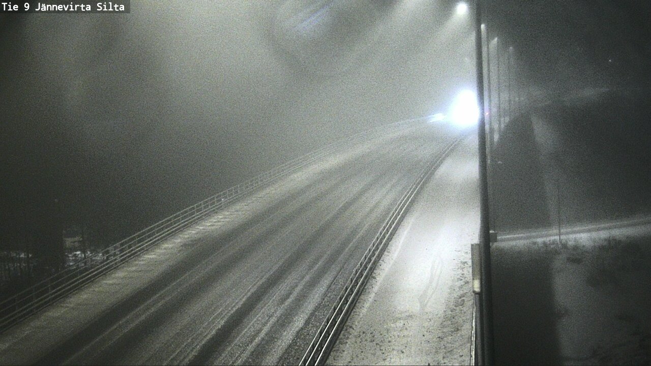 Weather Camera Image Road 9 Kuopio, Jännevirran silta, Kuopio, Pohjois-Savo