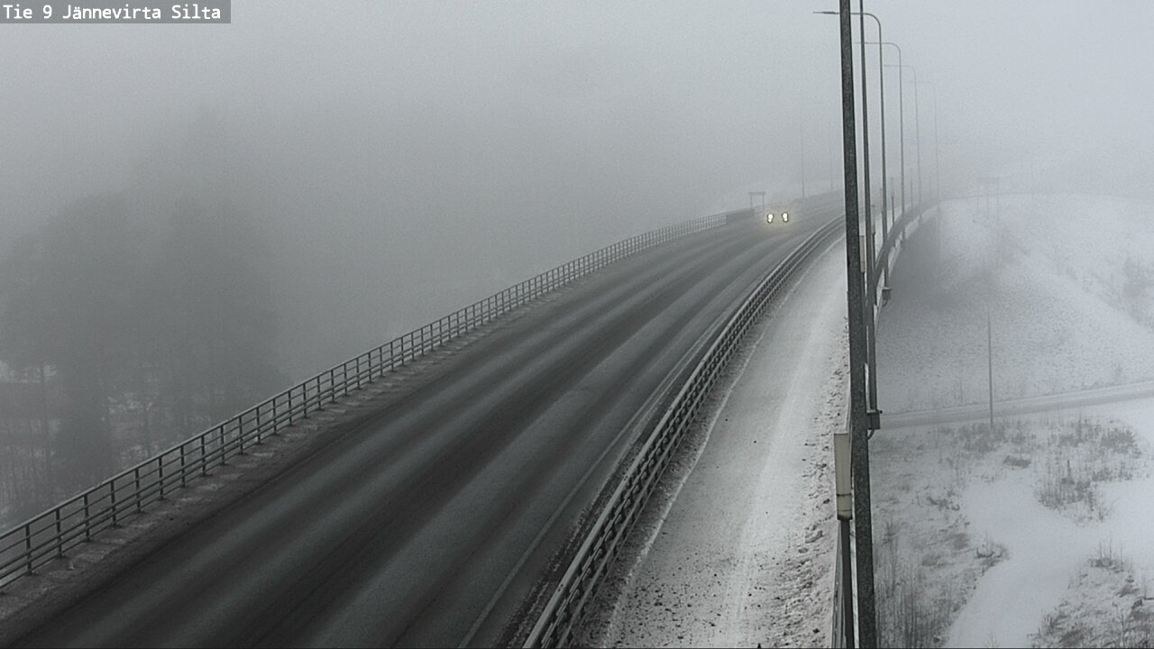 Weather Camera Image Road 9 Kuopio, Jännevirran silta, Kuopio, Pohjois-Savo
