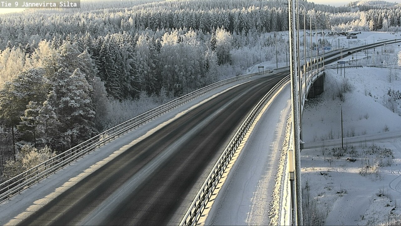 Weather Camera Image Väg 9 Kuopio, Jännevirran silta, Kuopio, Pohjois-Savo