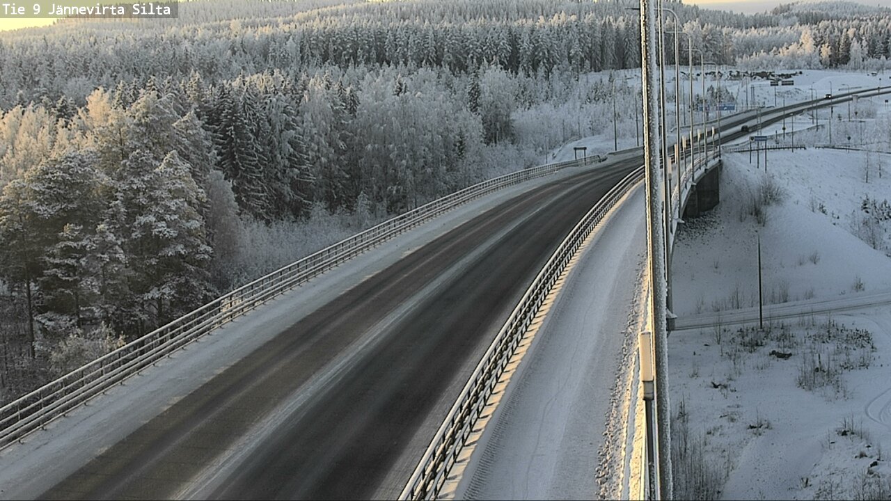 Weather Camera Image Väg 9 Kuopio, Jännevirran silta, Kuopio, Pohjois-Savo
