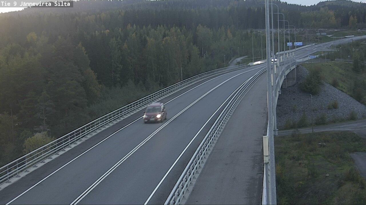 Weather Camera Image Road 9 Kuopio, Jännevirran silta, Kuopio, Pohjois-Savo