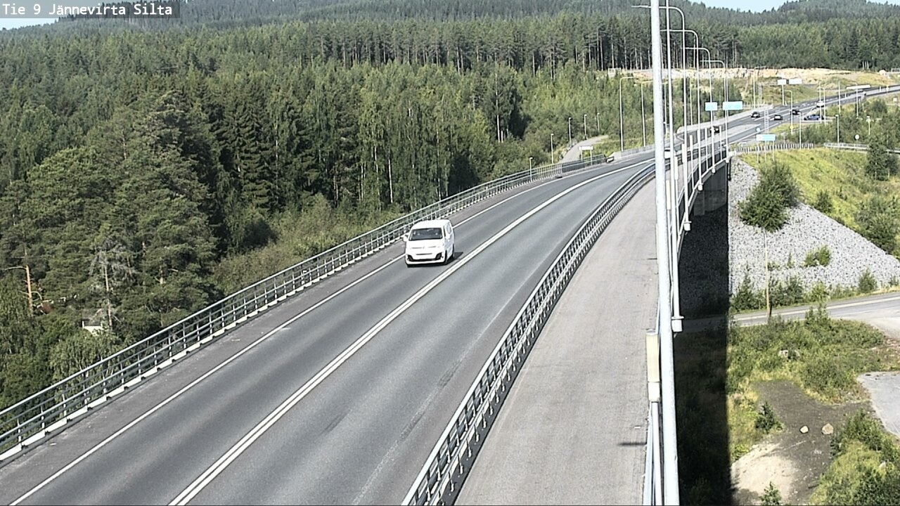 Weather Camera Image Road 9 Kuopio, Jännevirran silta, Kuopio, Pohjois-Savo