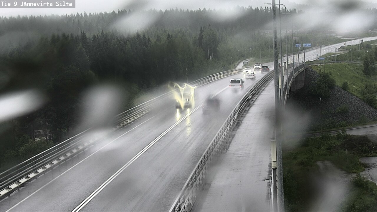 Weather Camera Image Väg 9 Kuopio, Jännevirran silta, Kuopio, Pohjois-Savo