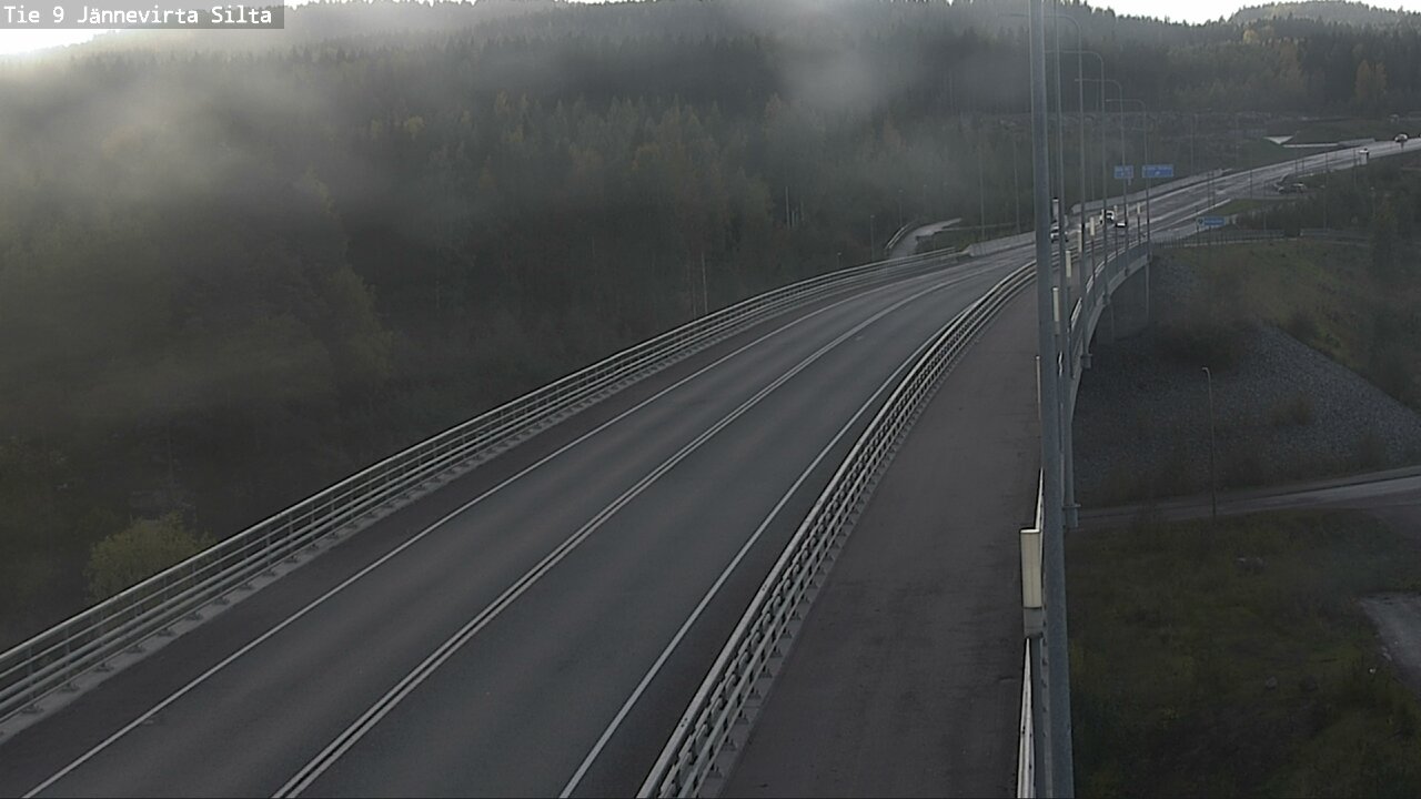 Weather Camera Image Road 9 Kuopio, Jännevirran silta, Kuopio, Pohjois-Savo