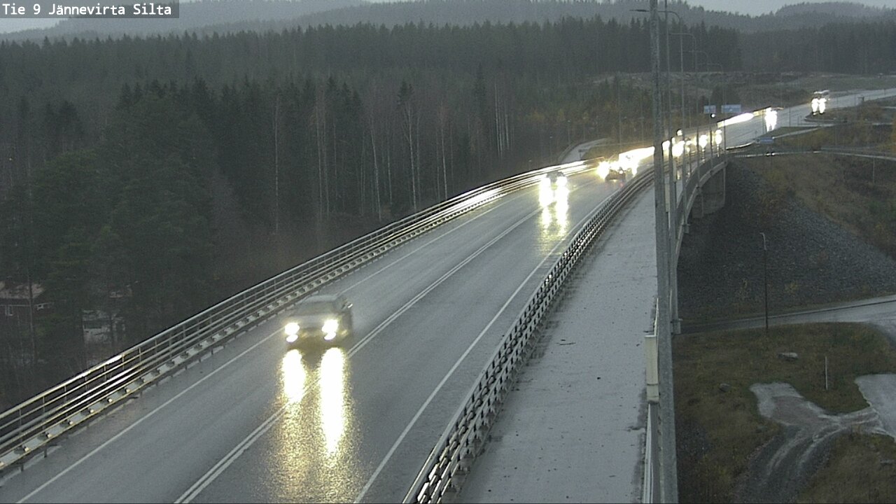 Weather Camera Image Väg 9 Kuopio, Jännevirran silta, Kuopio, Pohjois-Savo