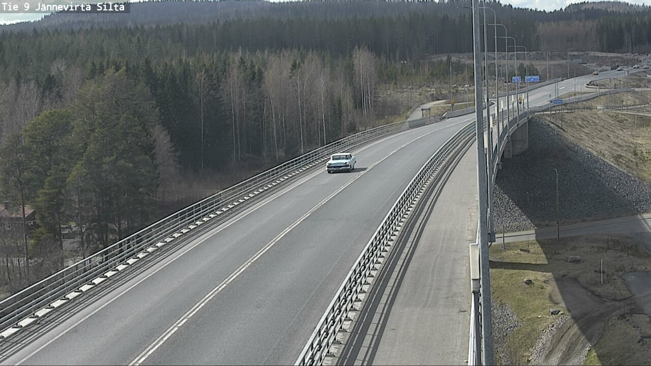 Weather Camera Image Road 9 Kuopio, Jännevirran silta, Kuopio, Pohjois-Savo