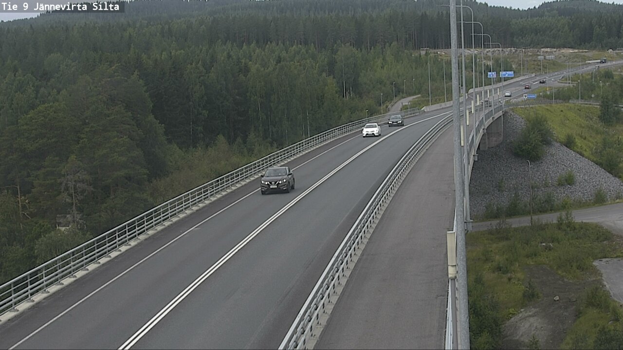 Weather Camera Image Road 9 Kuopio, Jännevirran silta, Kuopio, Pohjois-Savo