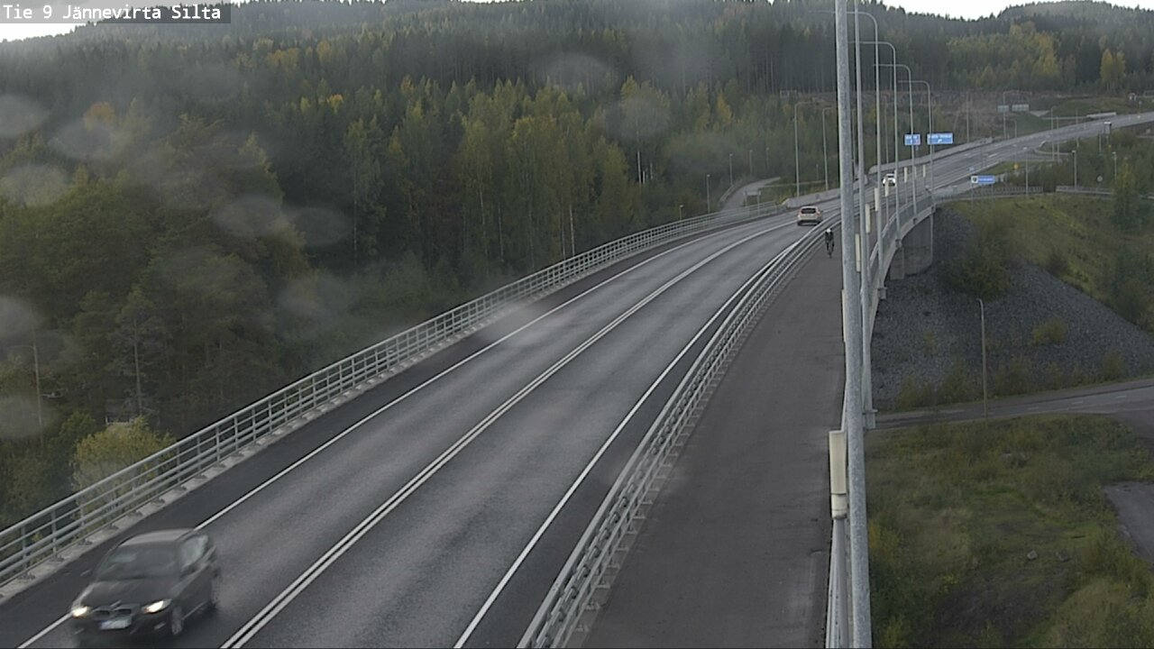 Weather Camera Image Road 9 Kuopio, Jännevirran silta, Kuopio, Pohjois-Savo