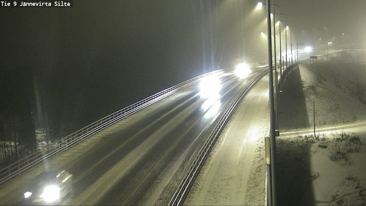 Weather Camera Image Road 9 Kuopio, Jännevirran silta, Kuopio, Pohjois-Savo
