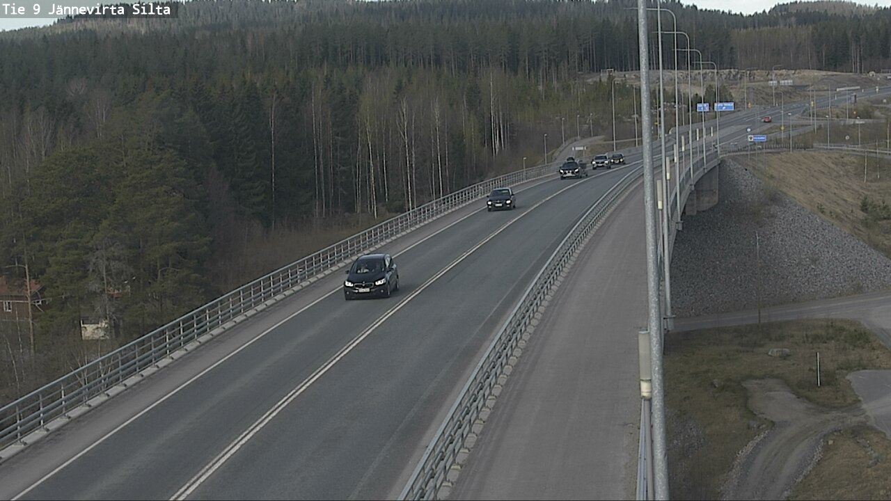 Weather Camera Image Road 9 Kuopio, Jännevirran silta, Kuopio, Pohjois-Savo