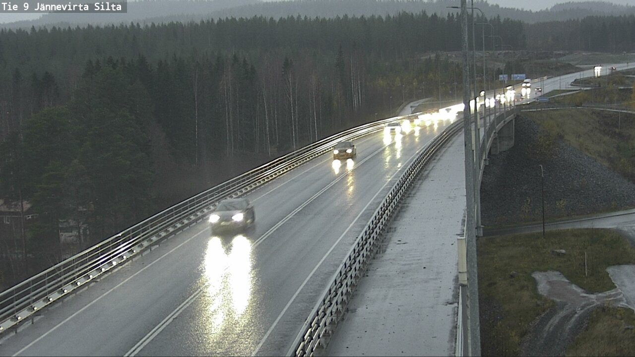 Weather Camera Image Väg 9 Kuopio, Jännevirran silta, Kuopio, Pohjois-Savo