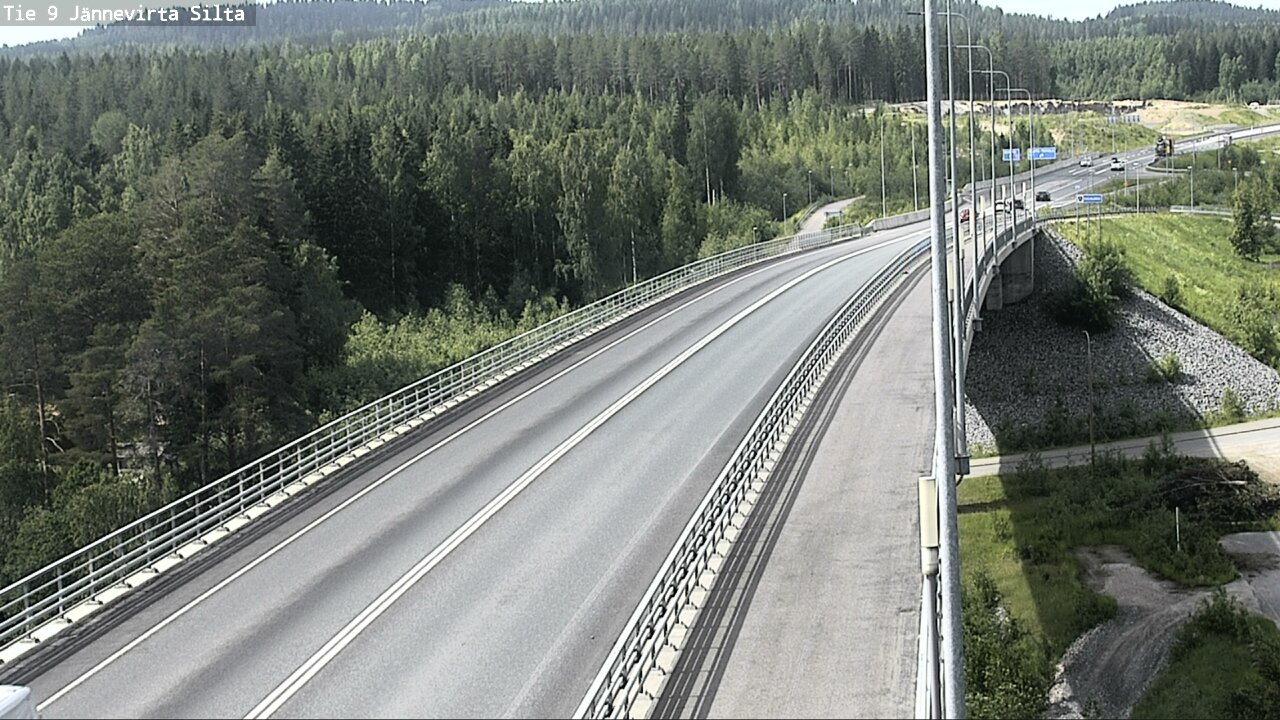 Kelikamerat Kuva Tie 9 Kuopio, Jännevirran silta, Kuopio, Pohjois-Savo