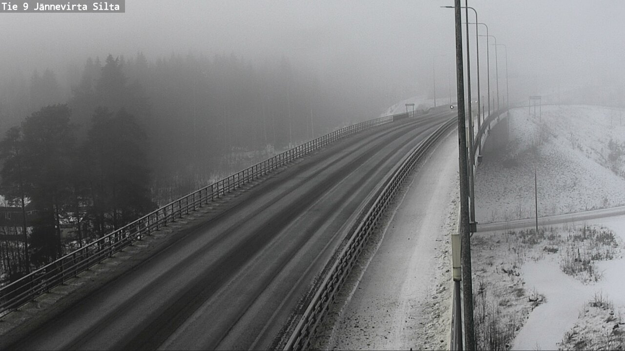 Weather Camera Image Road 9 Kuopio, Jännevirran silta, Kuopio, Pohjois-Savo