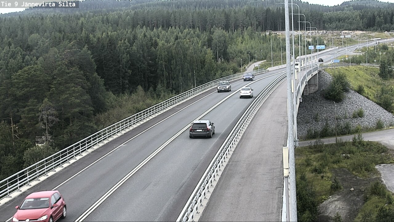 Weather Camera Image Road 9 Kuopio, Jännevirran silta, Kuopio, Pohjois-Savo
