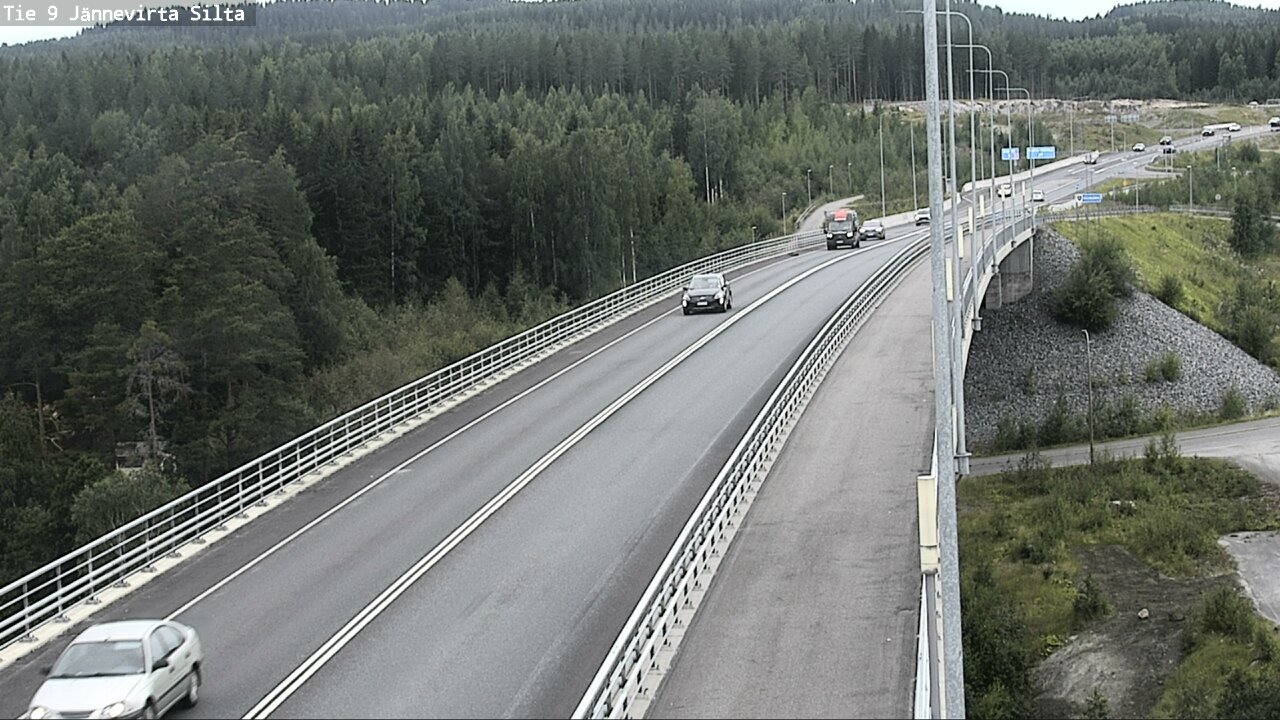 Weather Camera Image Road 9 Kuopio, Jännevirran silta, Kuopio, Pohjois-Savo