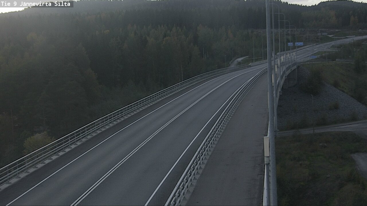 Weather Camera Image Road 9 Kuopio, Jännevirran silta, Kuopio, Pohjois-Savo
