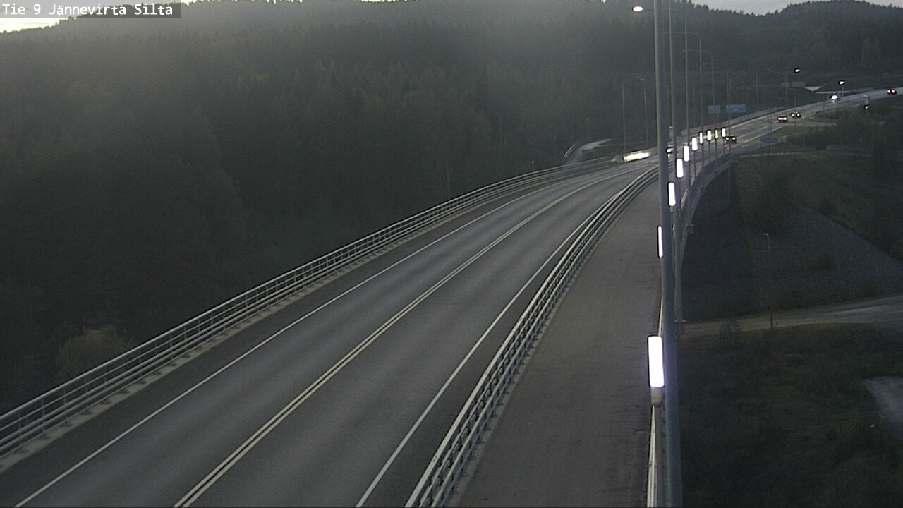 Weather Camera Image Road 9 Kuopio, Jännevirran silta, Kuopio, Pohjois-Savo
